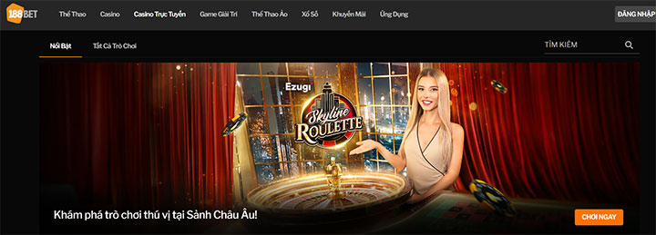 Casino trực tuyến 188bet